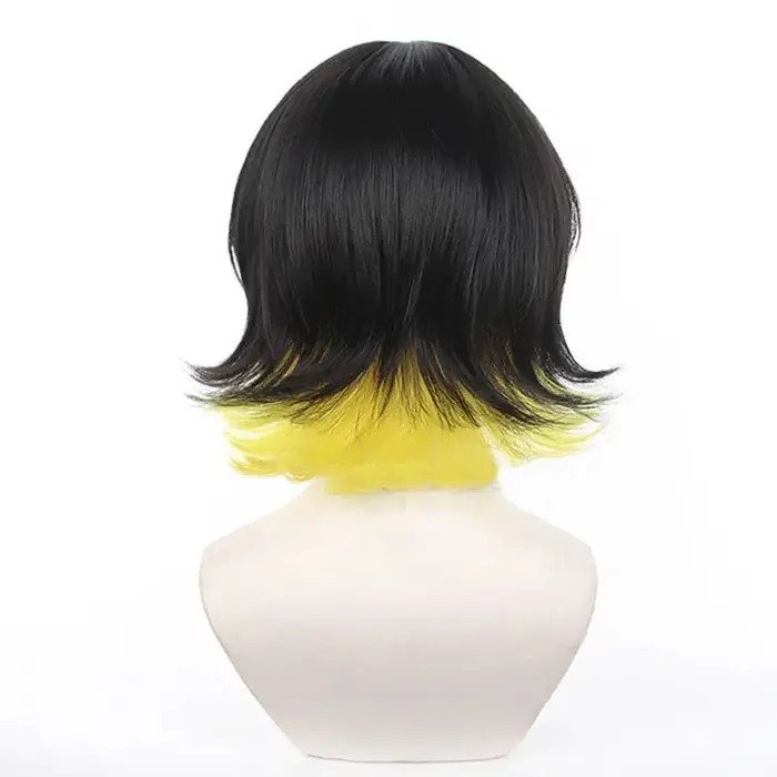 Bachira Meguru Cosplay perruque hommes résistant à la chaleur