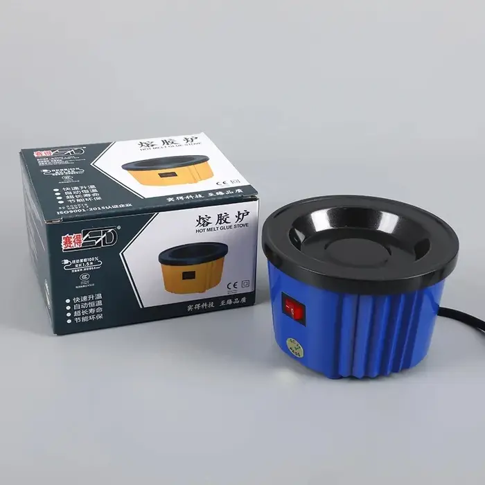 Pot de colle chaude avec colle à la kératine 100w, Pot chaud fondu à température constante pour Exte