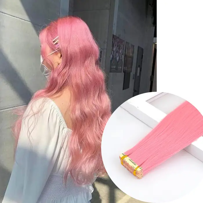 Bande dans les Extensions de cheveux adhésif Invisible