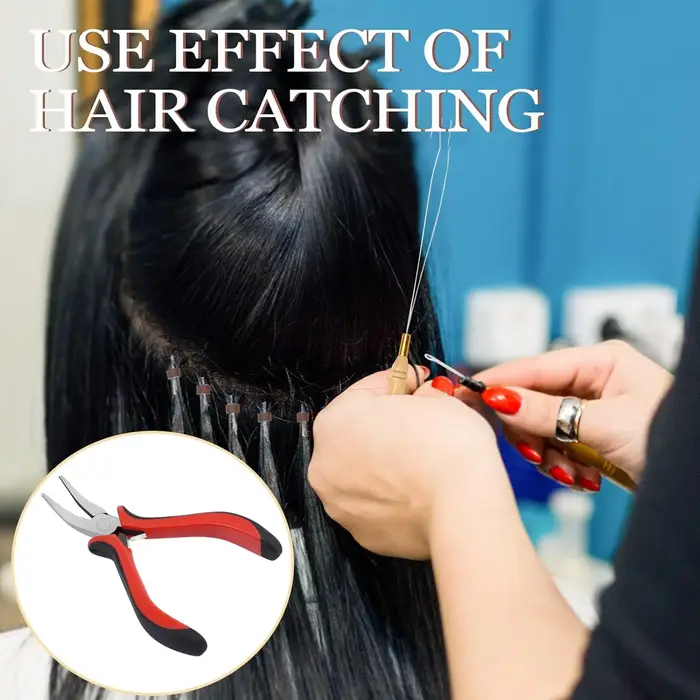 Kit d'outils de perles pour Extensions de cheveux