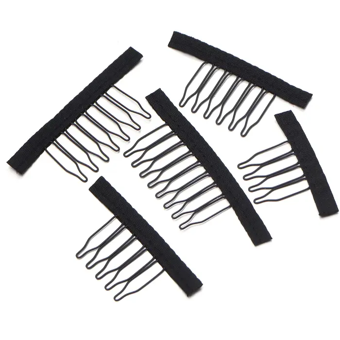 10 clips de peigne pour perruque