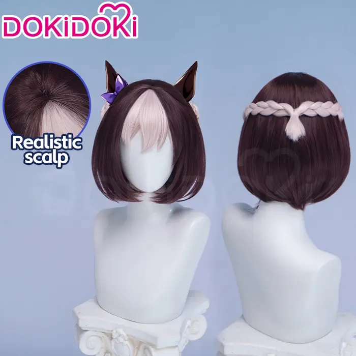 Perruque de cosplay Haru Urara Agnes Tachyon Special Week Taiki Shuttle Kitasan Black Doto
