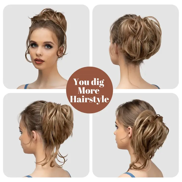 Postiches chignon synthétique pour femmes