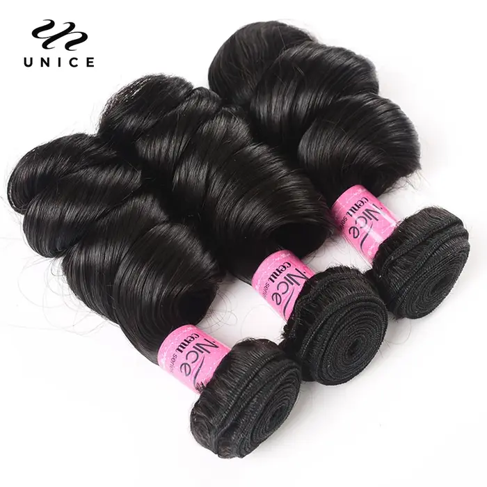 Tissage en lot brésilien Remy 100% naturel-UNice Hair Company