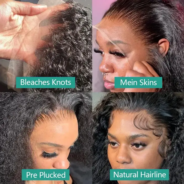 Perruque Lace Front Wig naturelle brut ondulée vietnamienne