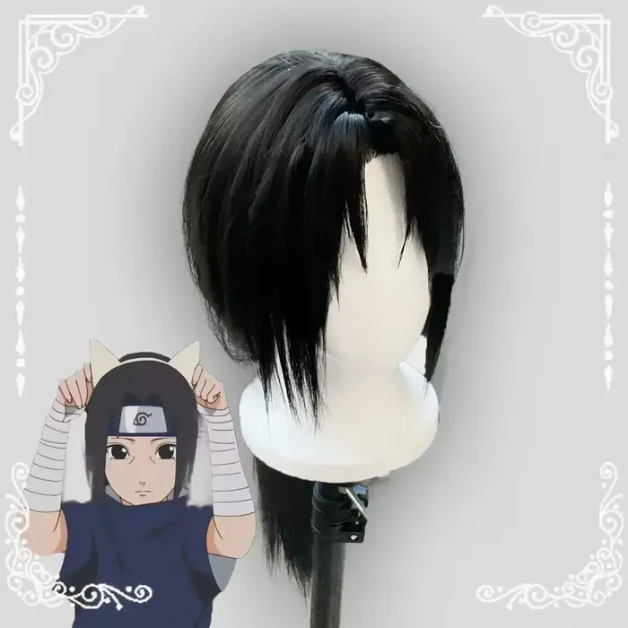 Perruque de cosplay Anime Uchiha Itachi