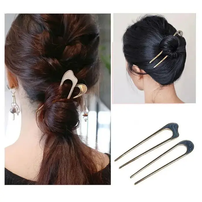 Barrette Chignon fourchette à cheveux épingles