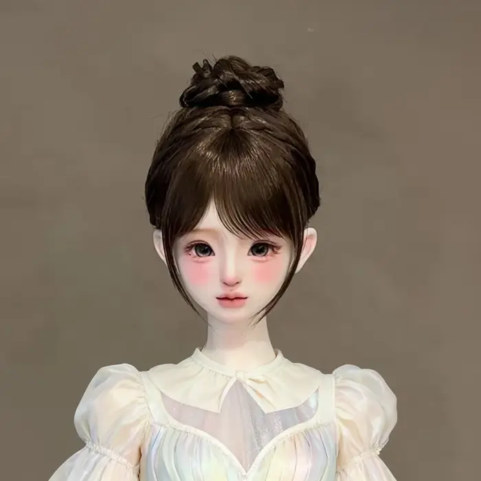 Awen Bjd perruque mélangée Mohair 1/6