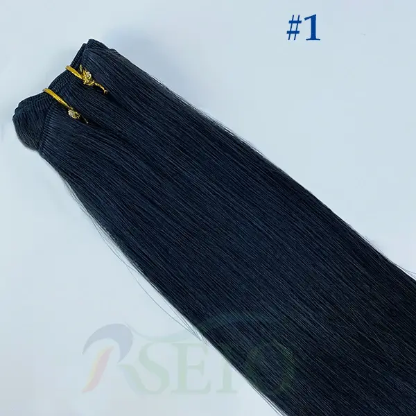 RSEIO Extensions de cheveux humains trame de cheveux 100% vrais cheveux humains paquets de tissage d