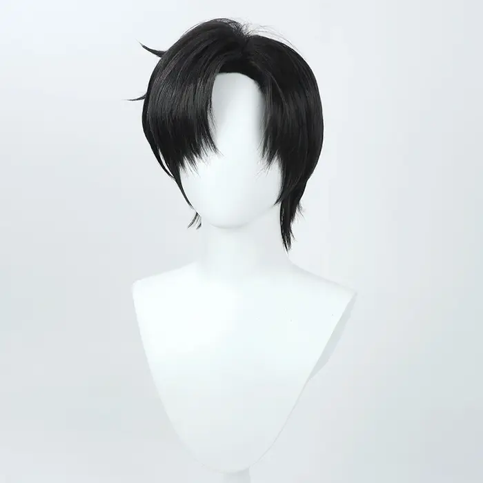 Perruque Cosplay Chiba Mamoru en Clip de Lune