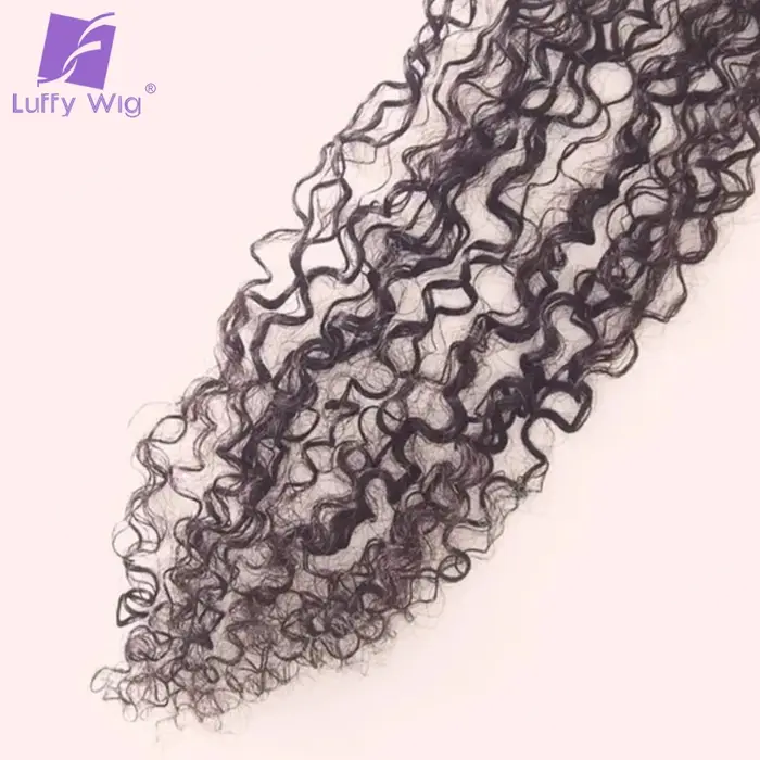 Sans couture pu 3c 4a Afro crépus bouclés pince dans les Extensions de cheveux humains Remy brésilien
