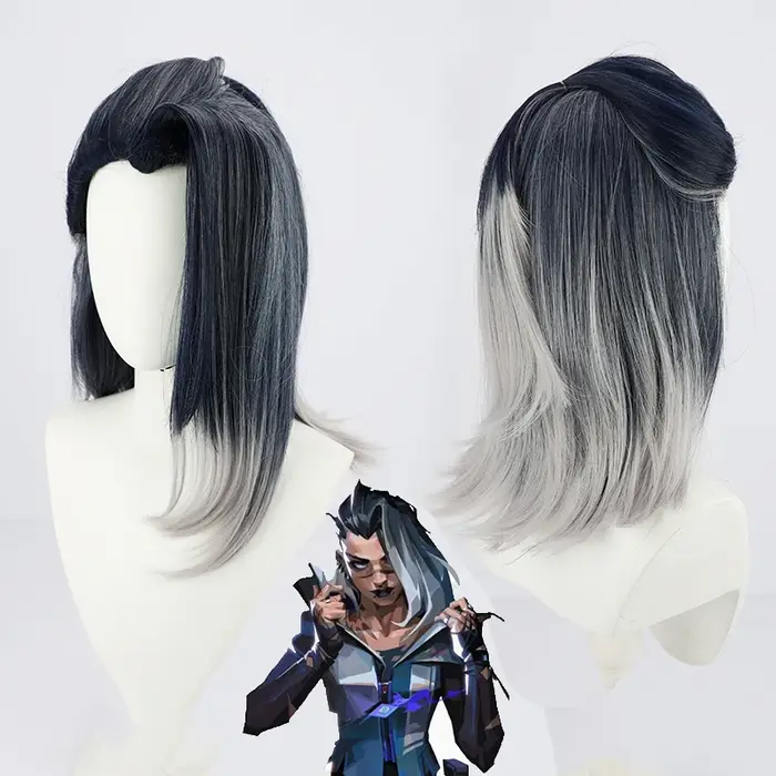 Jeu VALORANT VIPER fondu Cosplay perruque