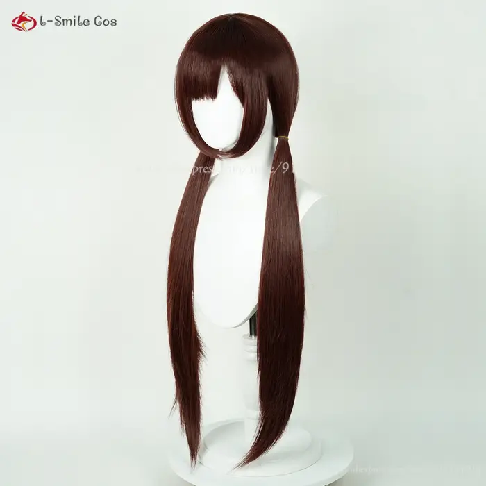 Perruque Cosplay de Dessin Animé OligCosplay Mari Makinami