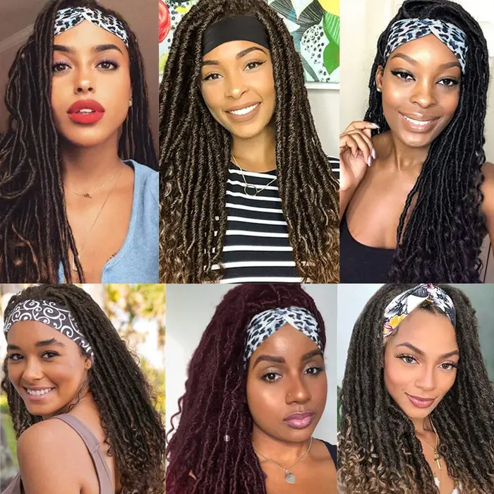 Wakego-Perruque de Dreadlocks Longs pour Femme