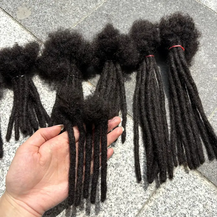Extensions de dreadlocks naturelles en cheveux humains