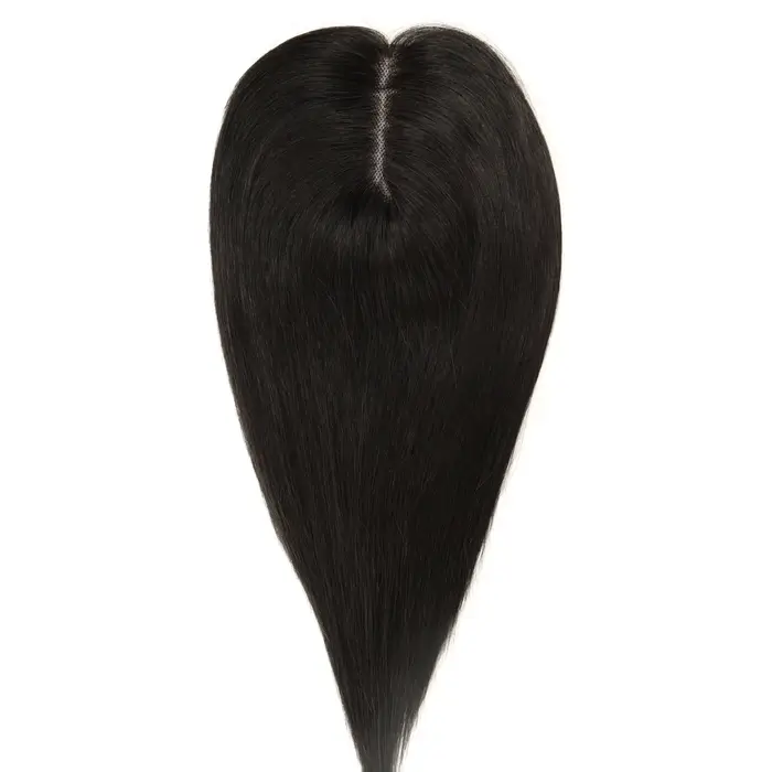 Cheveux Toppers 2x6 pouces femmes Topper main unique noeud naturel cheveux Toppers pince dans les Ex