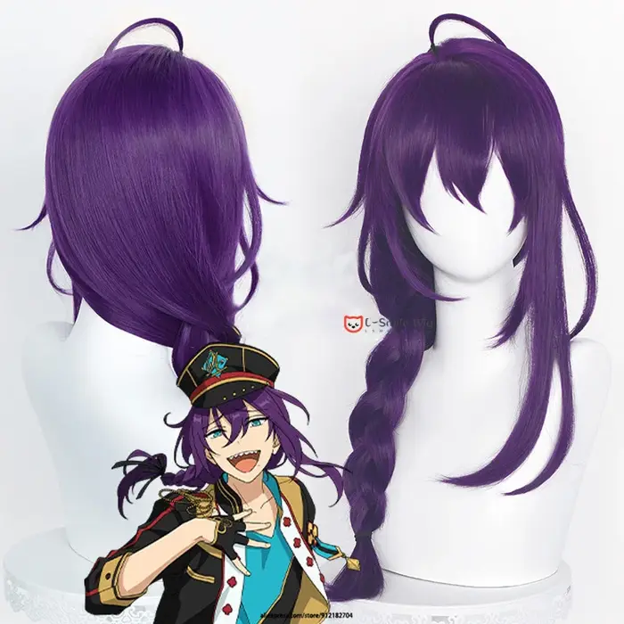 Perruque de Cosplay avec Bonnet, Dessin Animé ES Tsukinaga stabiliser Sena Izumi Kagehira ata ka Har