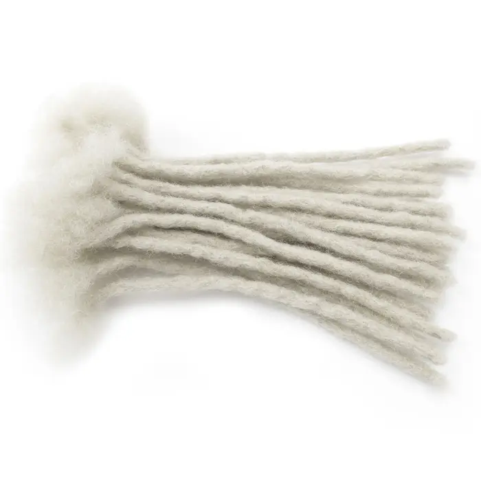 20 brins/paquet # Extensions de cheveux humains en gros gris clair