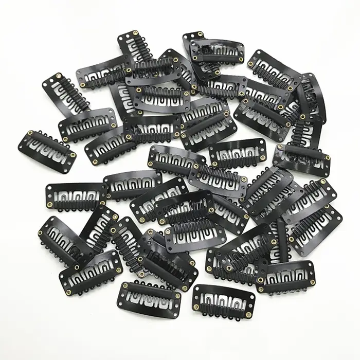 5 pièces/10 pièces/20 pièces pince dans l'extension de cheveux perruque Clips pour cheveux humains f