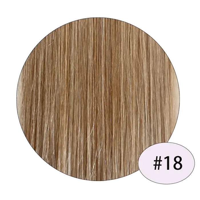 Extensions de cheveux humains à pointe en V en kératine