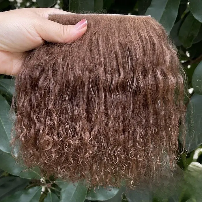 Extensions de cheveux en laine de mouton