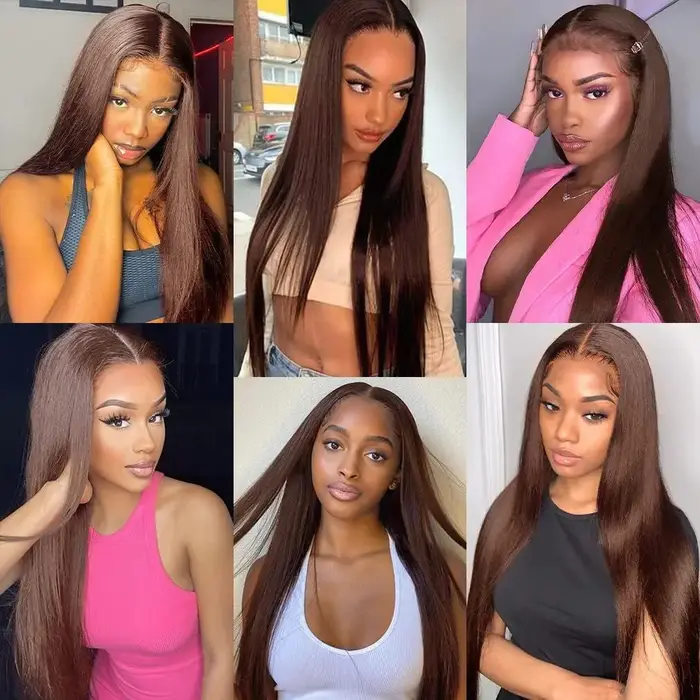 Perruque lisse sans colle ISEE Hair