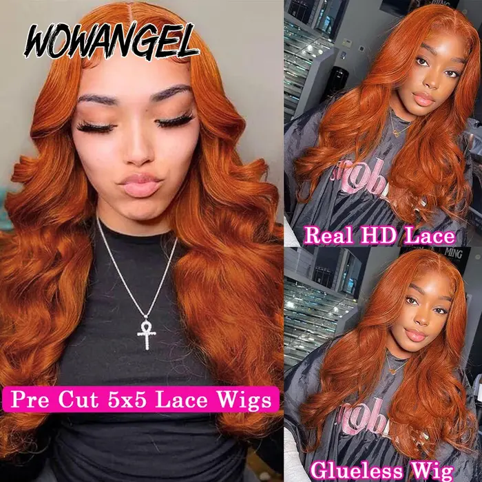 Wow Angel-Perruque Brésilienne Ondulée avec Filet de Fixation en Dentelle, Accessoire Capillaire en
