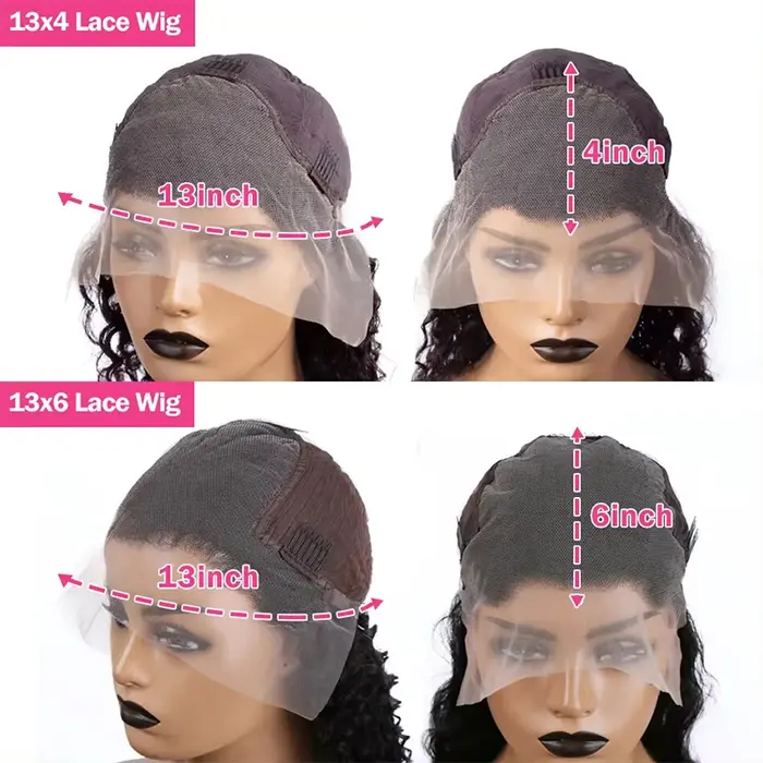 Perruque Lace Front Wig 4/27 naturelle bouclée, cheveux humains, blond miel 100%, 13x4, 13x6, 180% d