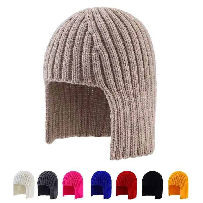 Chapeau tricoté pour perruque de fille chaude pour femmes