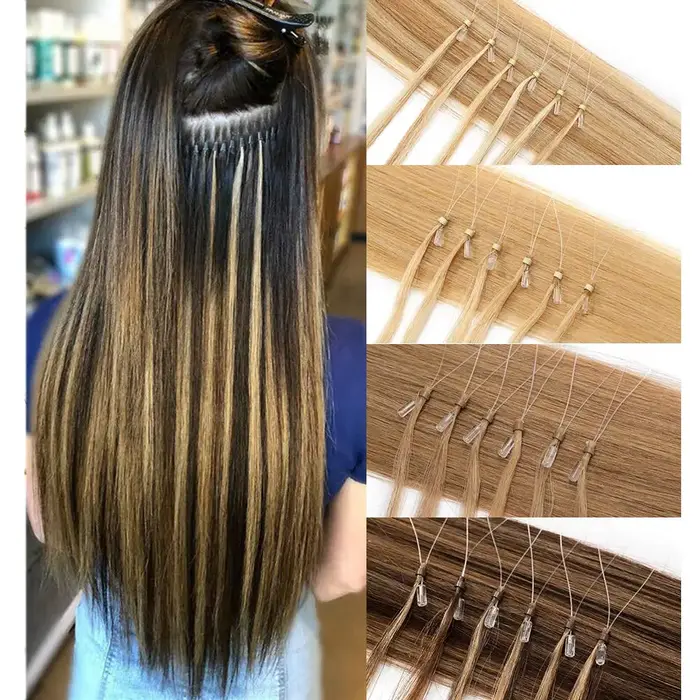 Extensions de cheveux 100% humains