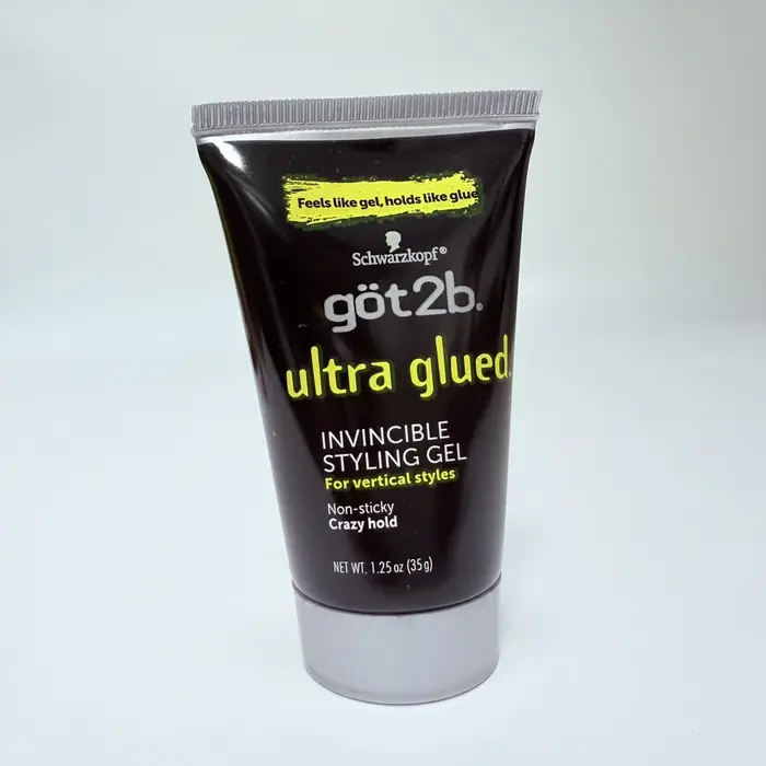 Got2b-Gel capillaire coiffant invincible, Got 2b, Ultra Glued, Water Degree, Spike Grip, Chunk Wig, 