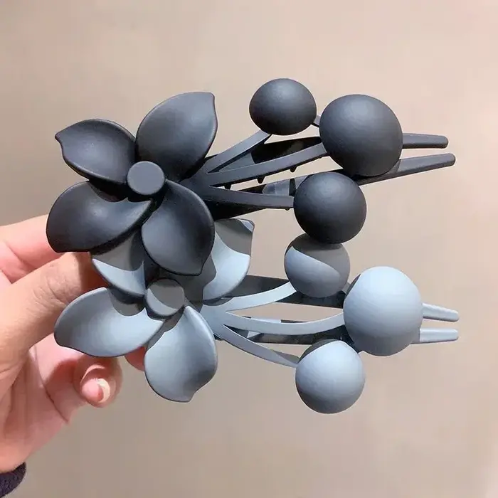 Pince à cheveux fleur élégante pour femme