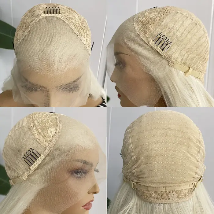 AIMEYA – perruque Lace Front Wig synthétique Body Wave longue