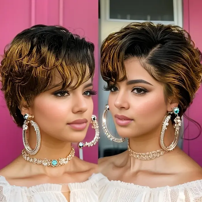 Perruque Lace Front Wig naturelle transparente