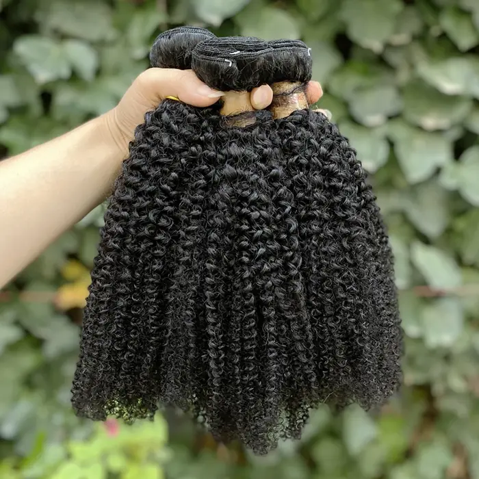 1/3 Afro crépus bouclés paquets brésiliens