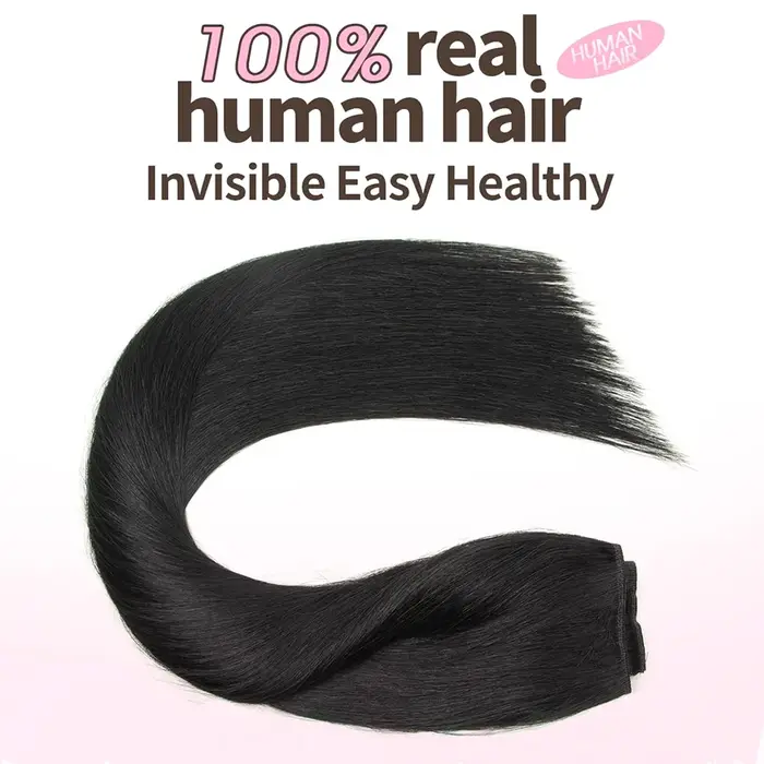 Ligne de poisson 100 Extension de cheveux humains pièce