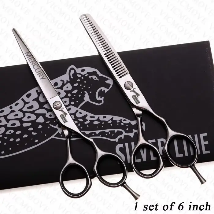 Ciseaux à cheveux professionnels 5 "/5.5"/6 "/6.5"/7 ", ensemble de ciseaux de coiffure, coupe + cis