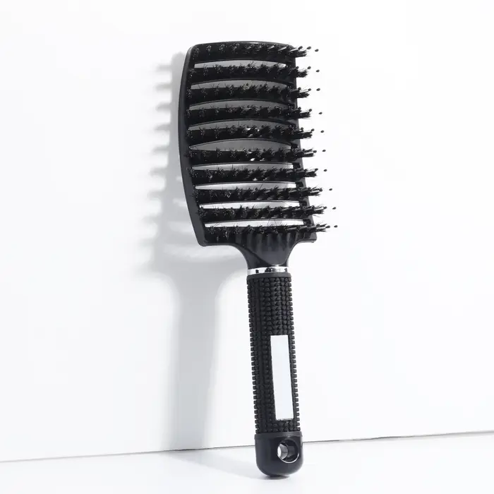 Brosse à cheveux démêlante en poils et Nylon pour femmes