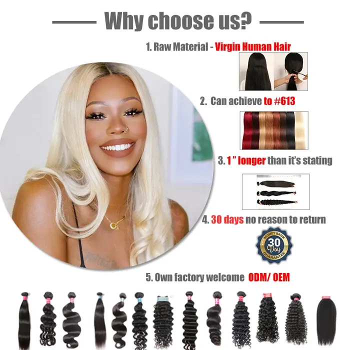 Mèches brésiliennes vierges brutes-Ali Queen Hair, 4x4, lace closure transparente HD, partie libre,