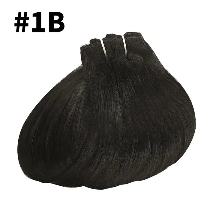 Extensions de cheveux à clipser, cheveux humains naturels, couleur naturelle # 4 extensions de cheve