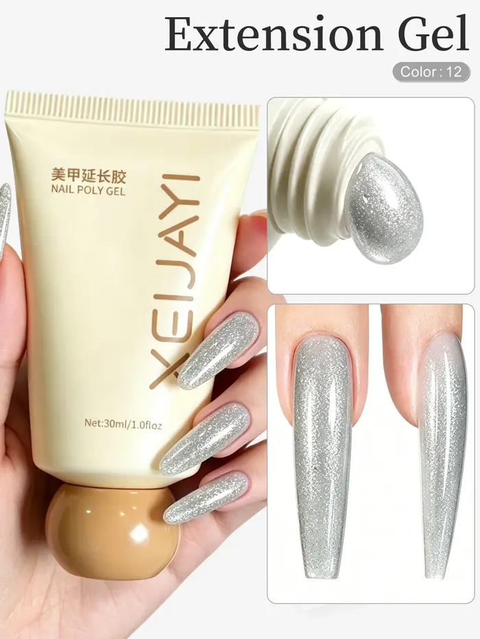XEIJAYI 1 pièce 30 ml Gel de construction solide optionnel pour le renforcement et le modelage