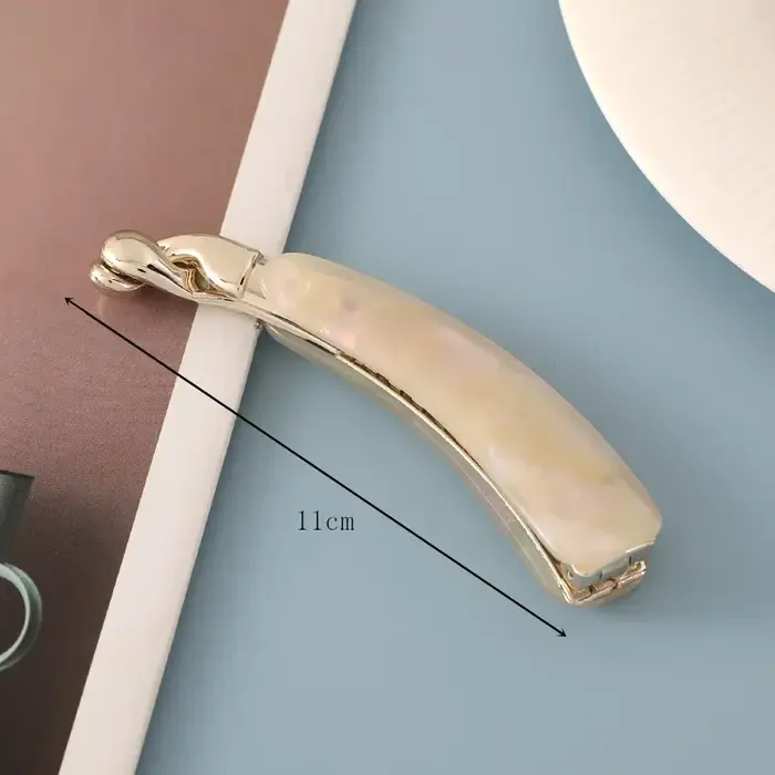 Pince à Cheveux Vintage Imprimé Léopard pour Femme et Fille