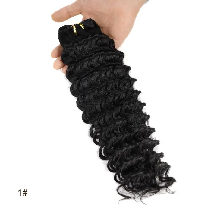Extensions de cheveux humains vague profonde paquets de cheveux Ombre Remy tissage de cheveux humain