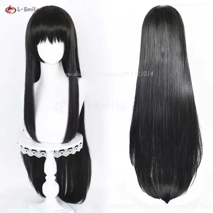 Perruque de Cosplay Akemi Zones ura de 90cm de Long