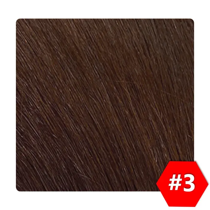 Extensions de cheveux droites à pointe plate Remy 100%