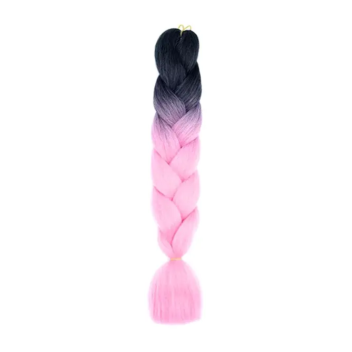 24 pouces Jumbo tresse synthétique tressage cheveux Ombre Jumbo Extension de cheveux pour femmes et