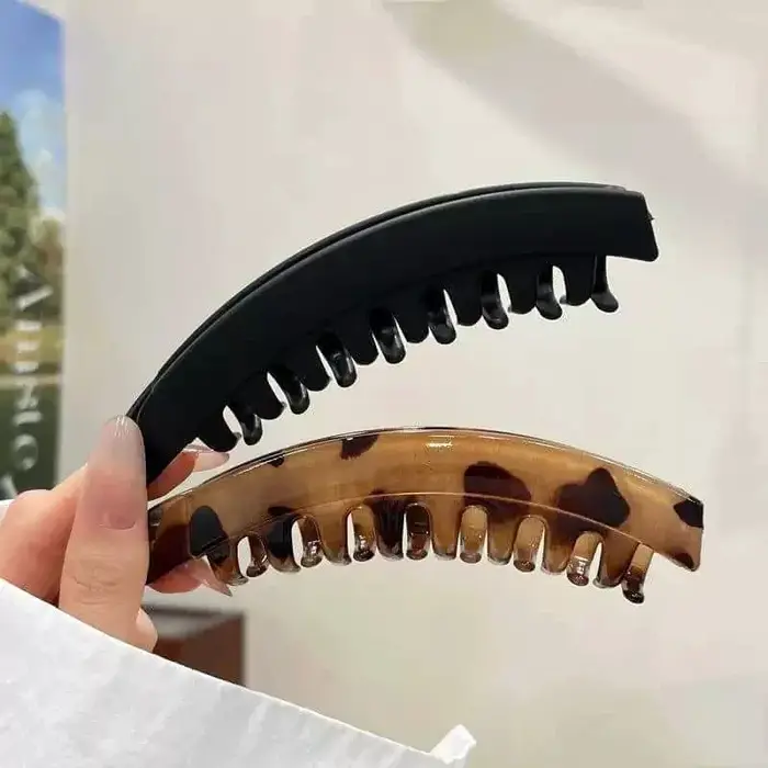 Pinces à cheveux couleur unie pince banane épingle