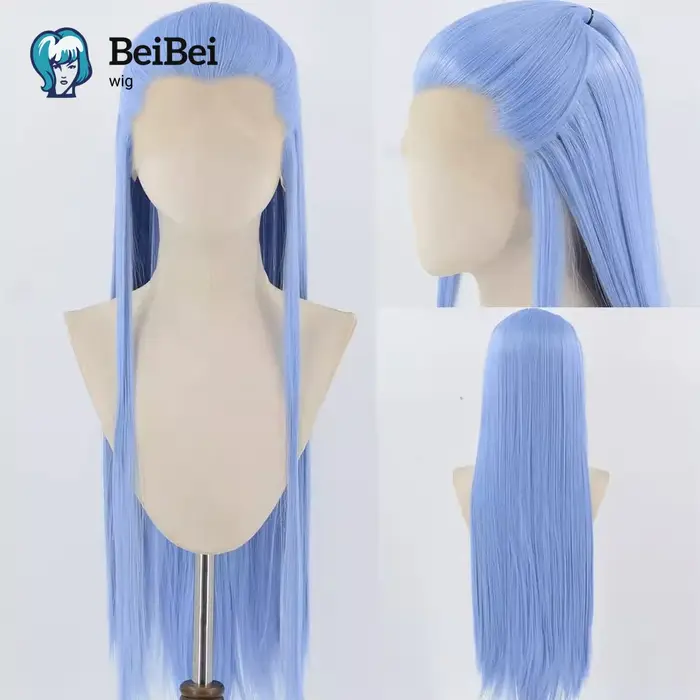 Perruque Lace Wig synthétique 13*4 pour Cosplay