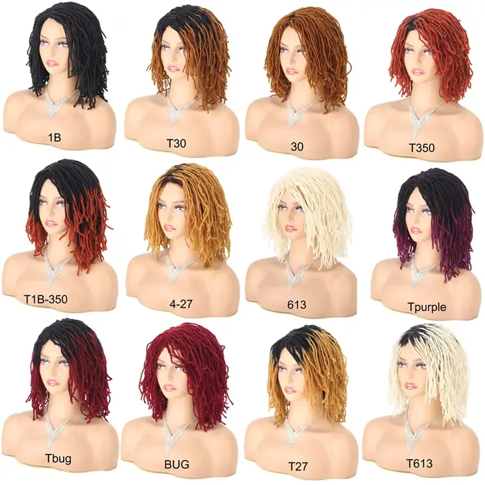 Perruque Micro Dreads pour femmes/hommes
