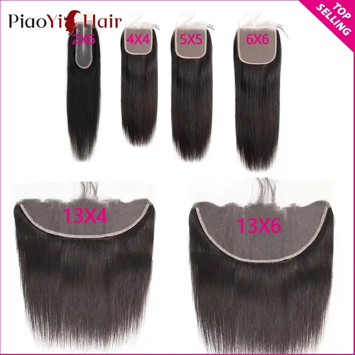 Perruque Lace Frontal Wig brésilienne naturelle, cheveux lisses, 13x6, 13x4, HD, pre-plucked, 4x4, 5